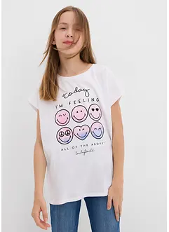 Topp med smiley-motiv, av ren bomull, SmileyWorld