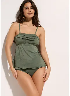 Tankini (2 delar) med glittertrådar, bonprix