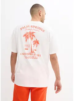 T-shirt med trendigt tryck på ryggen, Loose Fit, bonprix