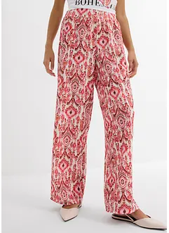 Byxa i dra på-modell av kräpp med struktur, bonprix