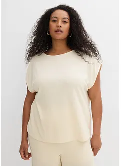 Oversizetopp med stickad look, bonprix