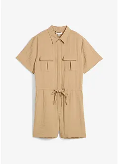 Jumpsuit av tunn viskosmix, bonprix