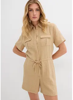 Jumpsuit av tunn viskosmix, bonprix