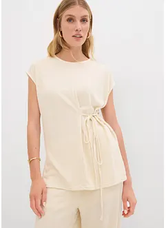 Lång topp med knytdetalj, bonprix