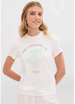 T-shirt med tryckt motiv, bonprix