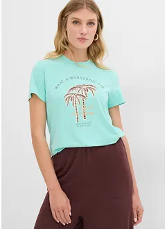 T-shirt med tryckt motiv, bonprix