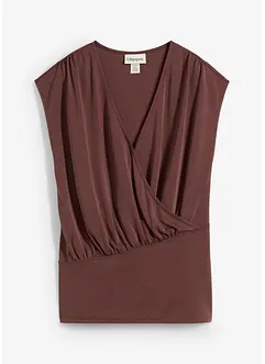 Topp i omlottlook,  av viskosmix med mjukt fall, bonprix