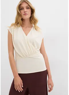 Topp i omlottlook,  av viskosmix med mjukt fall, bonprix