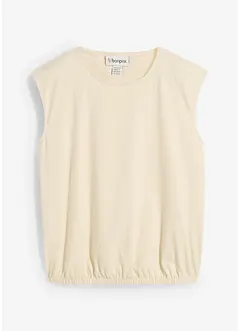 Topp med resårmuddar, bonprix