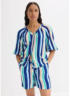 Blus av viskosmaterial med struktur, bonprix