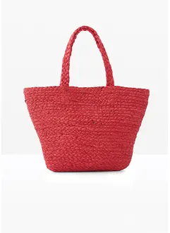 Liten shoppingväska med halmlook, bonprix