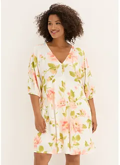 Mönstrad tunikaklänning av viskos med mjukt fall, bonprix