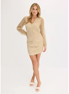 Miniklänning med rynkning, bonprix