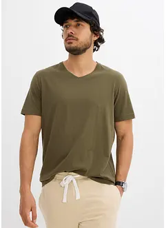V-ringad T-shirt (3-pack), bonprix
