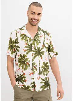 Kortärmad skjorta i viskos, Loose Fit, bonprix