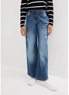 Wide Leg Jeans Mid Waist för barn, bonprix