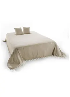 Överkast med fransar, bonprix