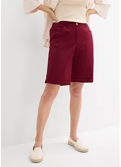 Papertouch-bermudas med bomull och bekväm midja, bonprix