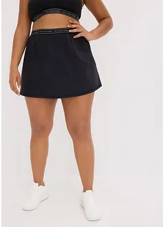 Ultratunn sportkjol med integrerade shorts, bonprix