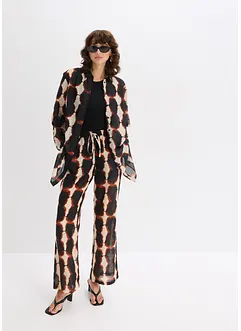 Lång blus med batikmönster, bonprix