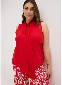 Ärmlös topp med knytband, bonprix