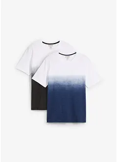 T-shirt i ren bomull (2-pack), bonprix