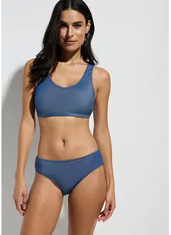 Bikini med BH-topp (2 delar) och jeanslook, bonprix