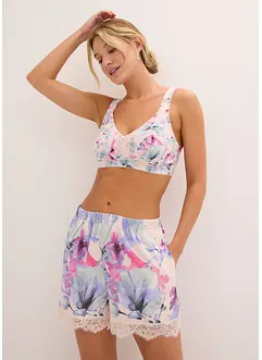 Pyjamasshorts (2-pack) i mjuk viskosmix, bonprix