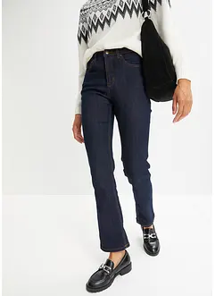 Stretchjeans med vida ben och hög midja, bonprix