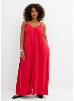 Jumpsuit i viskosmix med justerbara axelband, bonprix