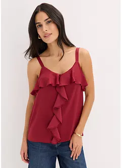 Linne i glansig satin, bonprix