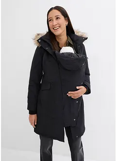Mammakappa i vind- och vattentätt material med babyficka, bonprix