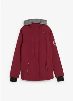 Lång vattenavvisande softshelljacka med 2-i-1-look, bonprix