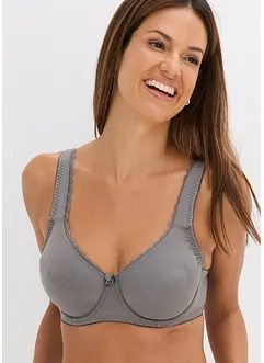 BH med bygel i ekologisk bomull (3-pack), bonprix