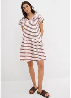 Jerseyklänning i bomull, bonprix