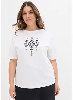 T-shirt med tryck, bonprix