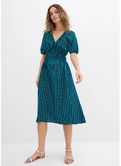 Midiklänning av mjuk viskos, bonprix