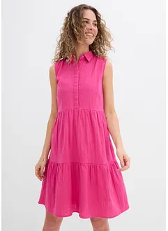 Tunikaklänning av luftig muslin, bonprix