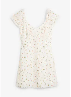Spetsklänning med blommönster, bonprix