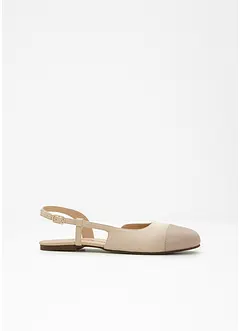 Ballerinaskor med slingback, bonprix