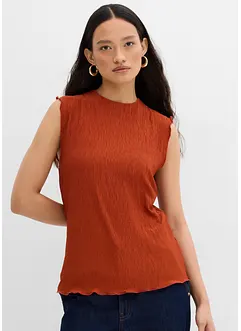 Linne i krinklat material med struktur, bonprix