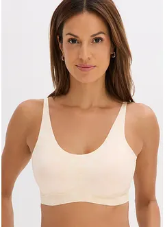Sömlös bralette med vaddering Feel Comfort, bonprix