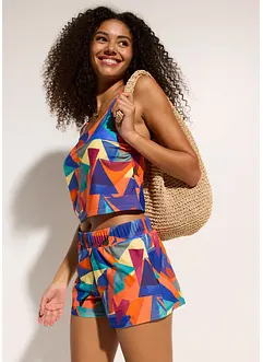 Tankini (2 delar) med shorts, bonprix