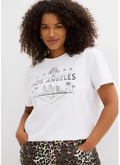 T-shirt i kort modell av jersey, bonprix