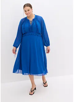 Tunikaklänning med volanger, bonprix