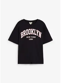 T-shirt och shorts i tjockt material av ekologisk bomull (2 delar), bonprix
