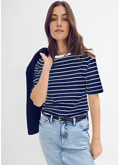 T-shirt av tjock ekologisk bomull, bonprix