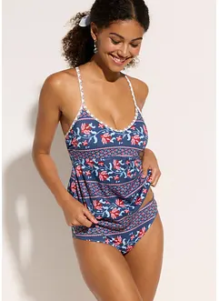Tankini (2 delar) med korsade axelband, bonprix