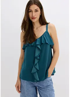 Linne i glansig satin, bonprix
