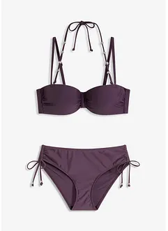 Bygelbikini (2 delar) med extra halterneck-band, bonprix